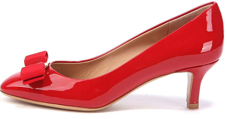(W) FERRAGAMO Vintage Lackleder High Heel ''Rot'' 01L137-685226 Buy (W) FERRAGAMO Vintage Lackleder High Heel ''Rot'' 01L137-685226
