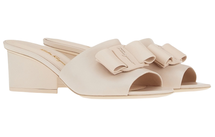 Order Ferragamo 菲拉格繆 Viva 納帕皮革露趾涼鞋 女款 白