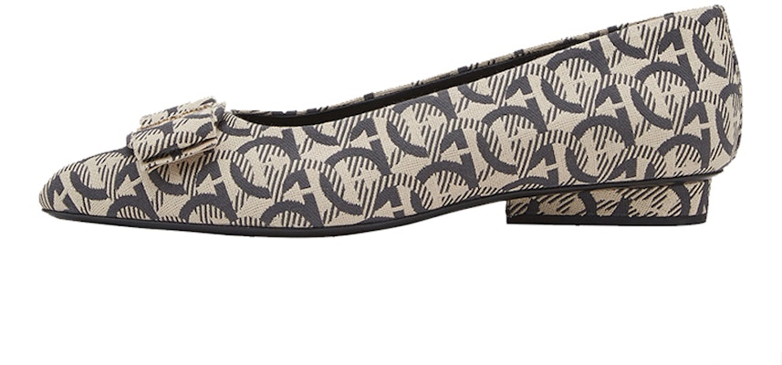 (W) 페라가모 비바 플랫 베이지 블랙 (Ferragamo Viva Flat Beige Black) 01R456-733604 Buy (W) 페라가모 비바 플랫 베이지 블랙 (Ferragamo Viva Flat Beige Black) 01R456-733604