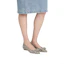 Shop (W) FERRAGAMO Viva Ballet Flat ''Beige Zwart'' 01R456-733604