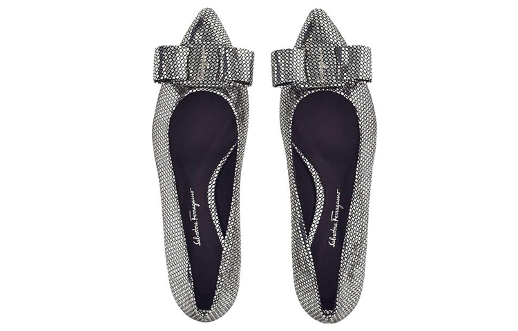 (W) FERRAGAMO Viva Ballet Flat 'Black' 圖 4