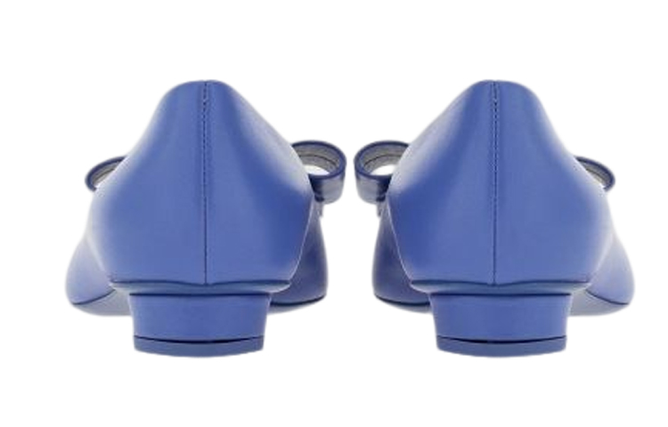 (W) FERRAGAMO Viva Ballet Flat 'Blue' 圖 4