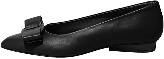 (Women) FERRAGAMO Viva Ballet Flats 'Black' 01R252-730595 (Women) FERRAGAMO Viva Ballet Flats 'Black' 01R252-730595