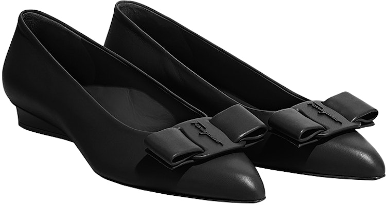 (W) FERRAGAMO Flats Viva Ballet 'Negro'. 01R252-730595 Lookbook (W) FERRAGAMO Flats Viva Ballet 'Negro'. 01R252-730595