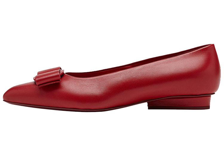 (Women) FERRAGAMO Viva Ballet Flats 'Red' 01R252-741094