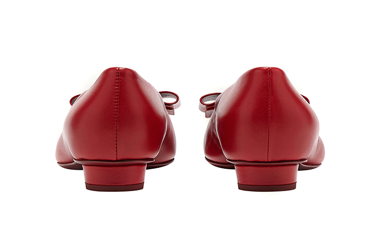 Shop (W) フェラガモ Viva バレエシューズ (レッド) 01R252-741094