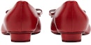Shop (W) FERRAGAMO Viva Flat Balet 'Merah' 01R252-741094