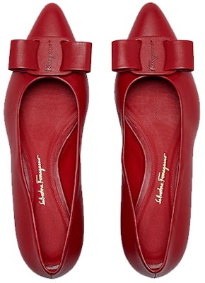 (W) FERRAGAMO Viva Flat Balet 'Merah' 01R252-741094 Lookbook (W) FERRAGAMO Viva Flat Balet 'Merah' 01R252-741094