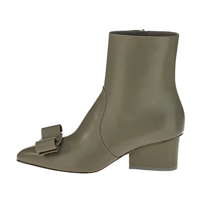 (W) FERRAGAMO Viva Bootie 'Dark Grey'