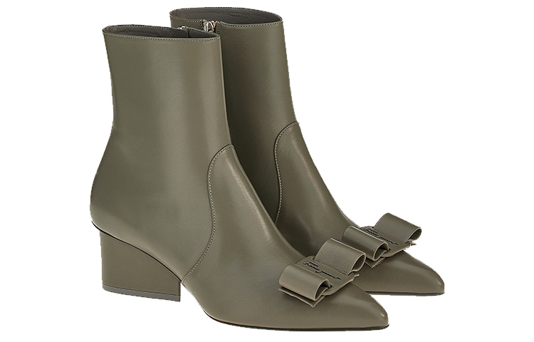 (W) FERRAGAMO Viva Bootie 'Dark Grey' 圖 2