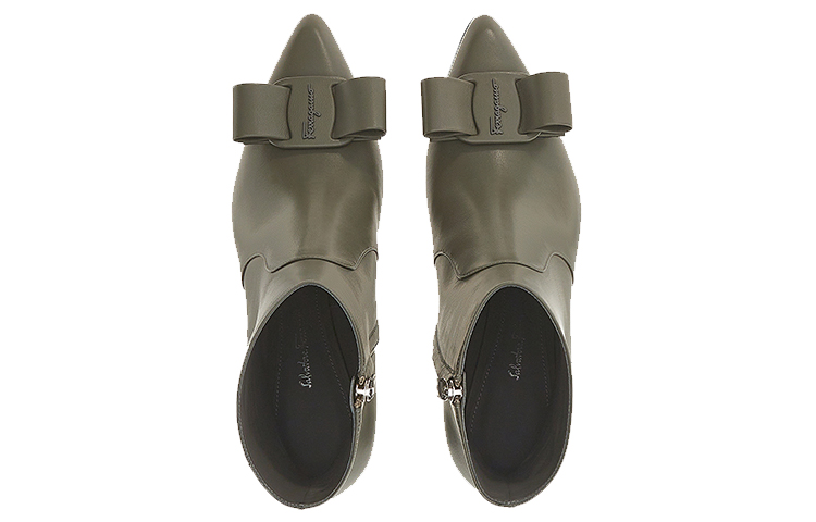 (W) FERRAGAMO Viva Bootie 'Dark Grey' 圖 3