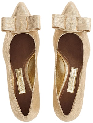 (W) FERRAGAMO Viva Heels Tinggi 'Pita Metalik' 01E714-757753 Lookbook (W) FERRAGAMO Viva Heels Tinggi 'Pita Metalik' 01E714-757753
