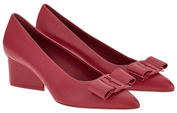 (W) FERRAGAMO Viva High Heels 'Red Bow' 圖 2