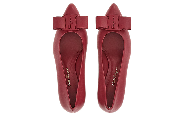(W) FERRAGAMO Viva High Heels 'Red Bow' 圖 3