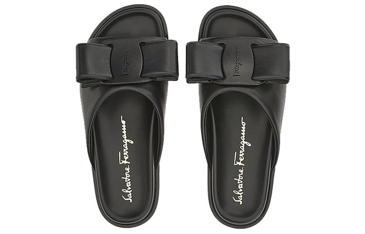 Shop (W) フェラガモ Viva サンダル (ブラック) 01C016-745404