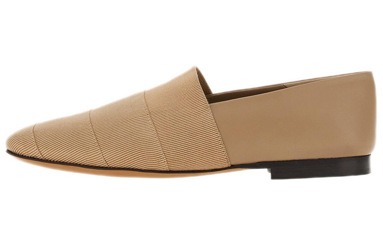 (W) FERRAGAMO Woven Satin Loafer 'Light Brown'