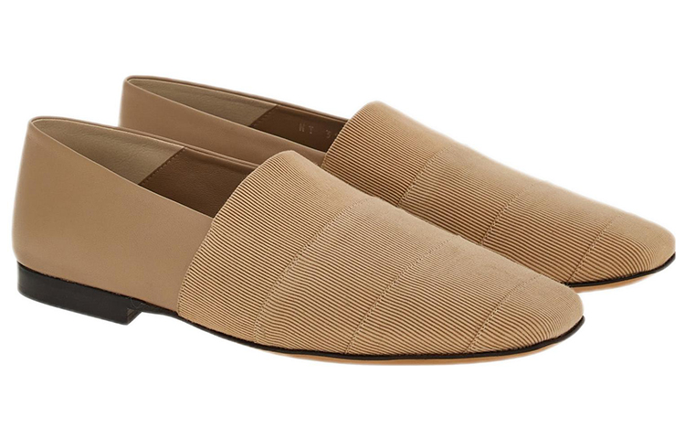(W) FERRAGAMO Woven Satin Loafer 'Light Brown' 圖 2