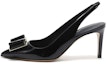 Buy (W) FERRAGAMO Zahir 70 'Hitam Paten Dwi Riben' 01P845-714970