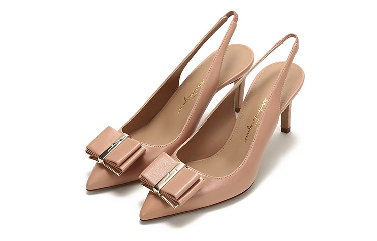 (W) FERRAGAMO Zahir 'Powder Pink Double Bow' 圖 3