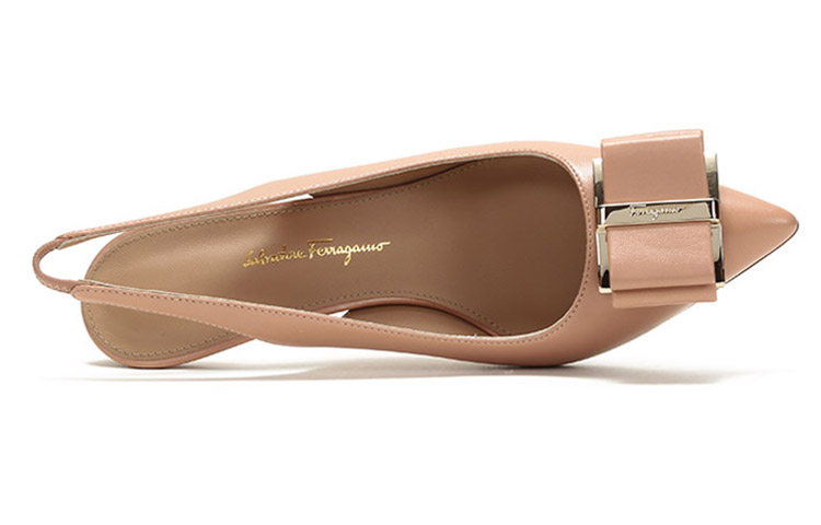 (W) FERRAGAMO Zahir 'Powder Pink Double Bow' 圖 5