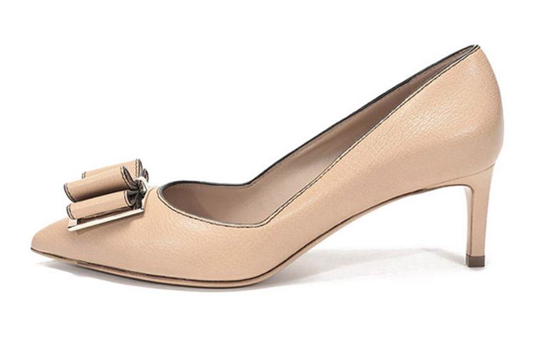 (Women) FERRAGAMO Zaia High Heel Pump 'Almond' 01R557-737369