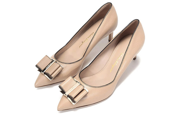 Lookbook (Women) FERRAGAMO Zaia High Heel Pump 'Almond' 01R557-737369