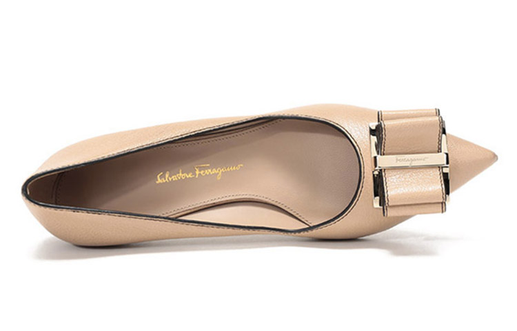 Purchase (Women) FERRAGAMO Zaia High Heel Pump 'Almond' 01R557-737369