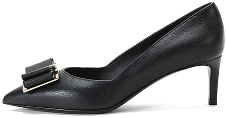 (Women) FERRAGAMO Zaia High Heels 'Black Double Bow' 01R557-737368 Buy (Women) FERRAGAMO Zaia High Heels 'Black Double Bow' 01R557-737368