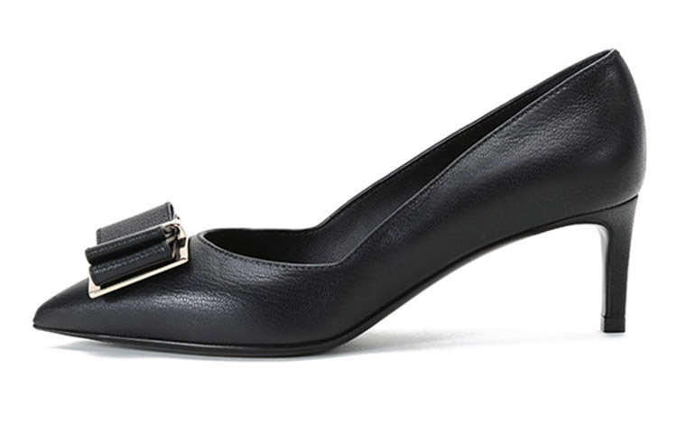(Women) FERRAGAMO Zaia High Heels 'Black Double Bow' 01R557-737368