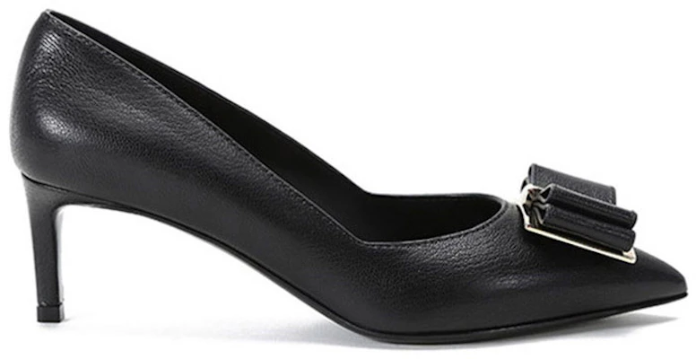 (W) FERRAGAMO Zaia Escarpins Hauts ''Nœud Double Noir'' 01R557-737368 Order (W) FERRAGAMO Zaia Escarpins Hauts ''Nœud Double Noir'' 01R557-737368