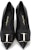 (W) FERRAGAMO Zaia "Black Double Bow" Tumit Tinggi Hitam 01R557-737368