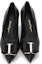 Shop (W) FERRAGAMO Zaia "Black Double Bow" Tumit Tinggi Hitam 01R557-737368