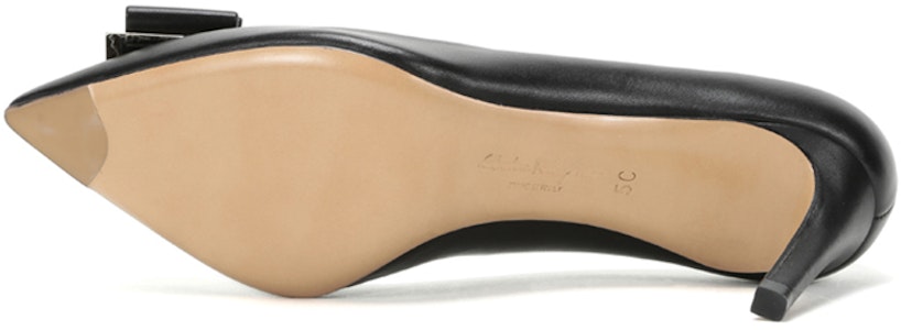 (W) 菲拉格慕 Zeri 70 双蝴蝶结黑色高跟鞋 01P337-704655 Details for (W) 菲拉格慕 Zeri 70 双蝴蝶结黑色高跟鞋 01P337-704655