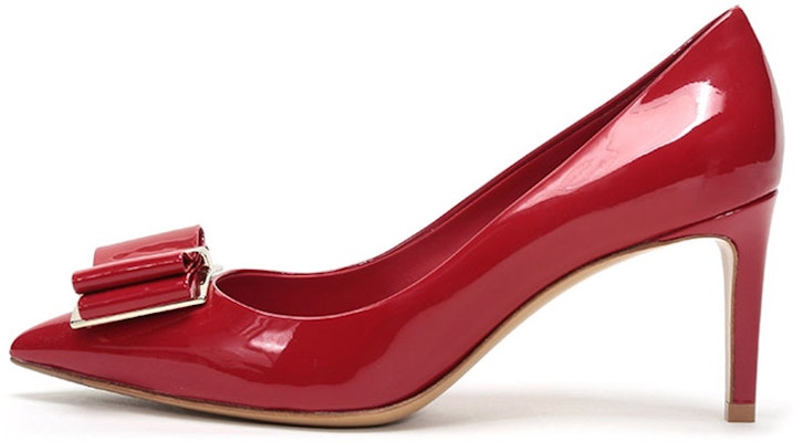 (Women) FERRAGAMO Zeri 70 'Red Patent Bow' 01P337-704666 Buy (Women) FERRAGAMO Zeri 70 'Red Patent Bow' 01P337-704666