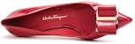 (W) FERRAGAMO Zeri 70 'Merah Bow Berkilat' 01P337-704666
