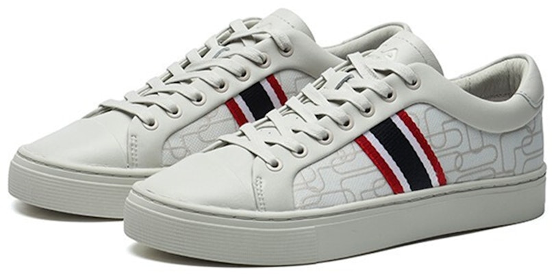 (Women) FILA 1911 Stripe Low Top Shoes For Silver F12W124345FSI Lookbook (Women) FILA 1911 Stripe Low Top Shoes For Silver F12W124345FSI