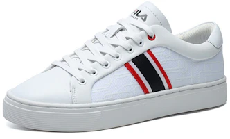 Order FILA 斐乐 1911 條紋 低筒 板鞋 女款 白色