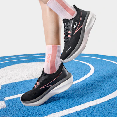 (W) Zapatillas FILA 3A Panther Athletics 'Negro Rosa' A12W331104FBM Sizing (W) Zapatillas FILA 3A Panther Athletics 'Negro Rosa' A12W331104FBM