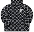 Order (Women) FILA Black Full-Print Logo Puffer Jacket with Stand Collar. T11W316903F-BK