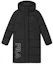 Buy (W) FILA Chaqueta Negra Acolchada con Capucha y Logo Impreso de Largo Medio F11W347901F-BK