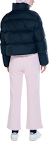 Details for (Women) FILA Black Short Zipper Puffer Jacket with Logo 22FW. FS2DJE4153F-BLK