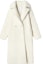 Order (Women) FILA Ceramic White Sherpa Coat Casual Solid Color Lapel Design. F11W345501F-IV