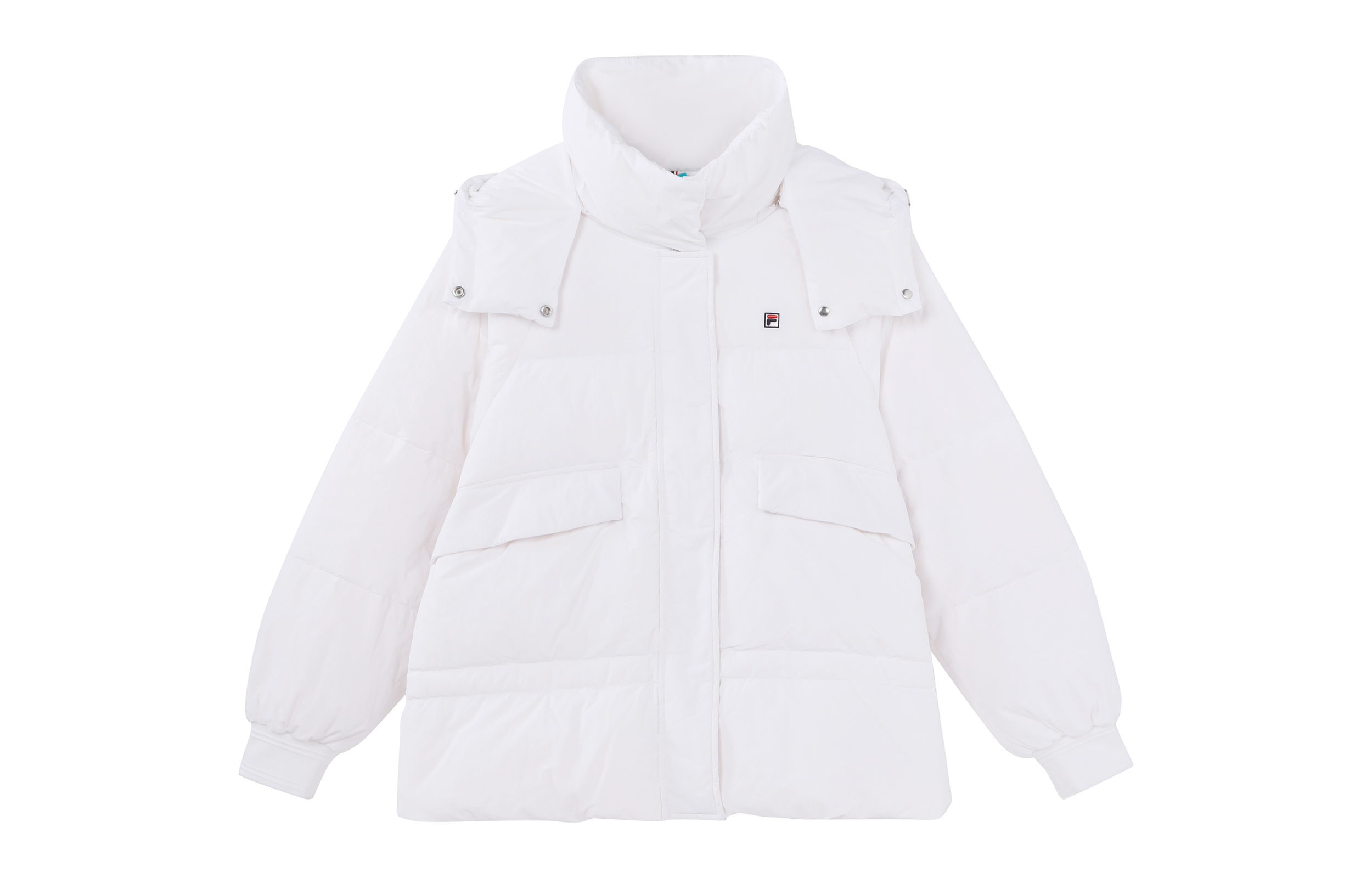 (Women) FILA  Classic White Puffer Jacket - Casual Sports Down Coat. F11W141911FWT