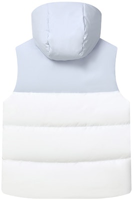 (Women) FILA Colorblock Hooded Down Vest - Standard White. F11W249901FWT Lookbook (Women) FILA Colorblock Hooded Down Vest - Standard White. F11W249901FWT