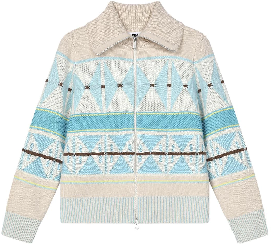 women-fila-emerald-colorblock-collared-long-sleeve-cardigan-sweater-f11-w414403-f-za