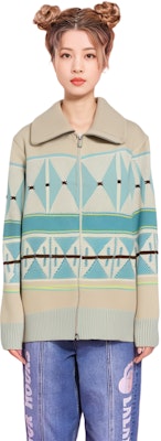 (Women) FILA Emerald Colorblock Collared Long-Sleeve Cardigan Sweater. F11W414403F-ZA Purchase (Women) FILA Emerald Colorblock Collared Long-Sleeve Cardigan Sweater. F11W414403F-ZA