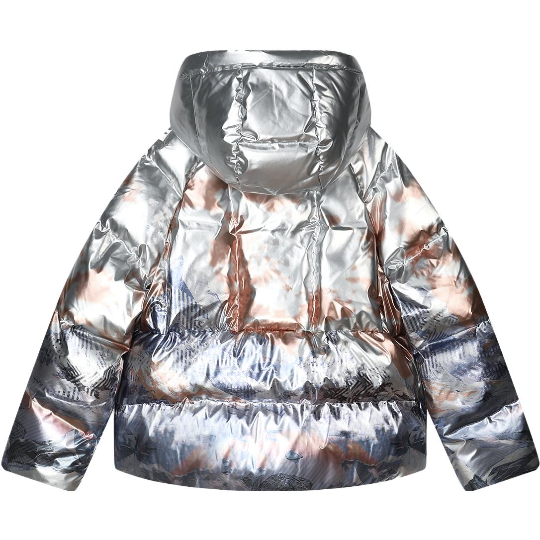 Lookbook (W) FILA Jaket Hoodie Fashion dengan Print Menyeluruh. F11W348904F-ZA