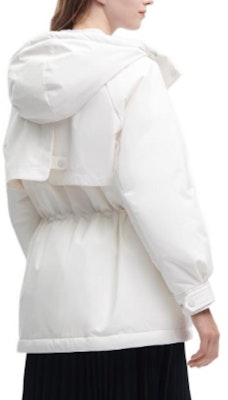 (Women) FILA Fashion Windproof Hooded Down Jacket in Light Beige. F11W348906FIV Purchase (Women) FILA Fashion Windproof Hooded Down Jacket in Light Beige. F11W348906FIV