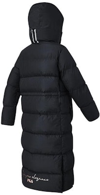 (Women) FILA Fitness Series Black Zipper Hooded Down Jacket Coat. A11W341913F-BK Lookbook (Women) FILA Fitness Series Black Zipper Hooded Down Jacket Coat. A11W341913F-BK