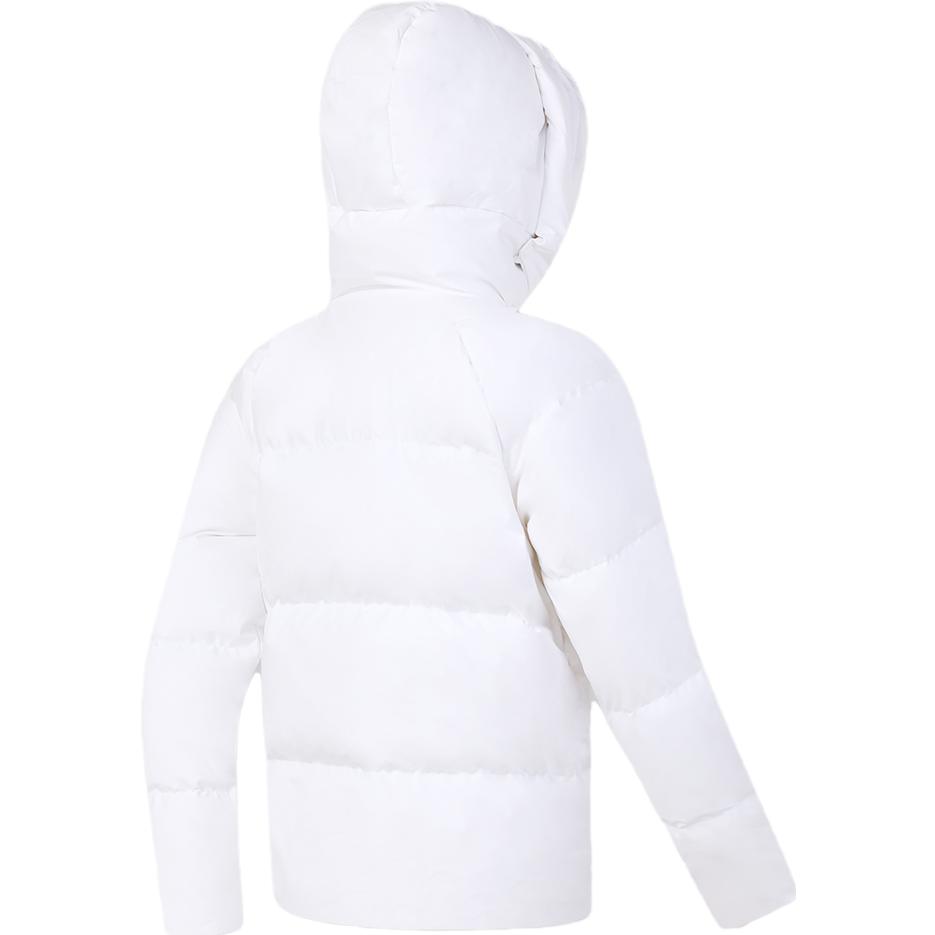 Lookbook (Women) FILA  Fitness Warm Puffer Down Jacket with Hood - Jade White A11W341907F-WT